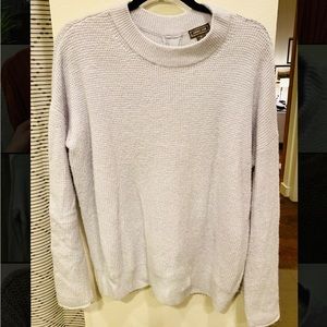 Wide crew neck sweater